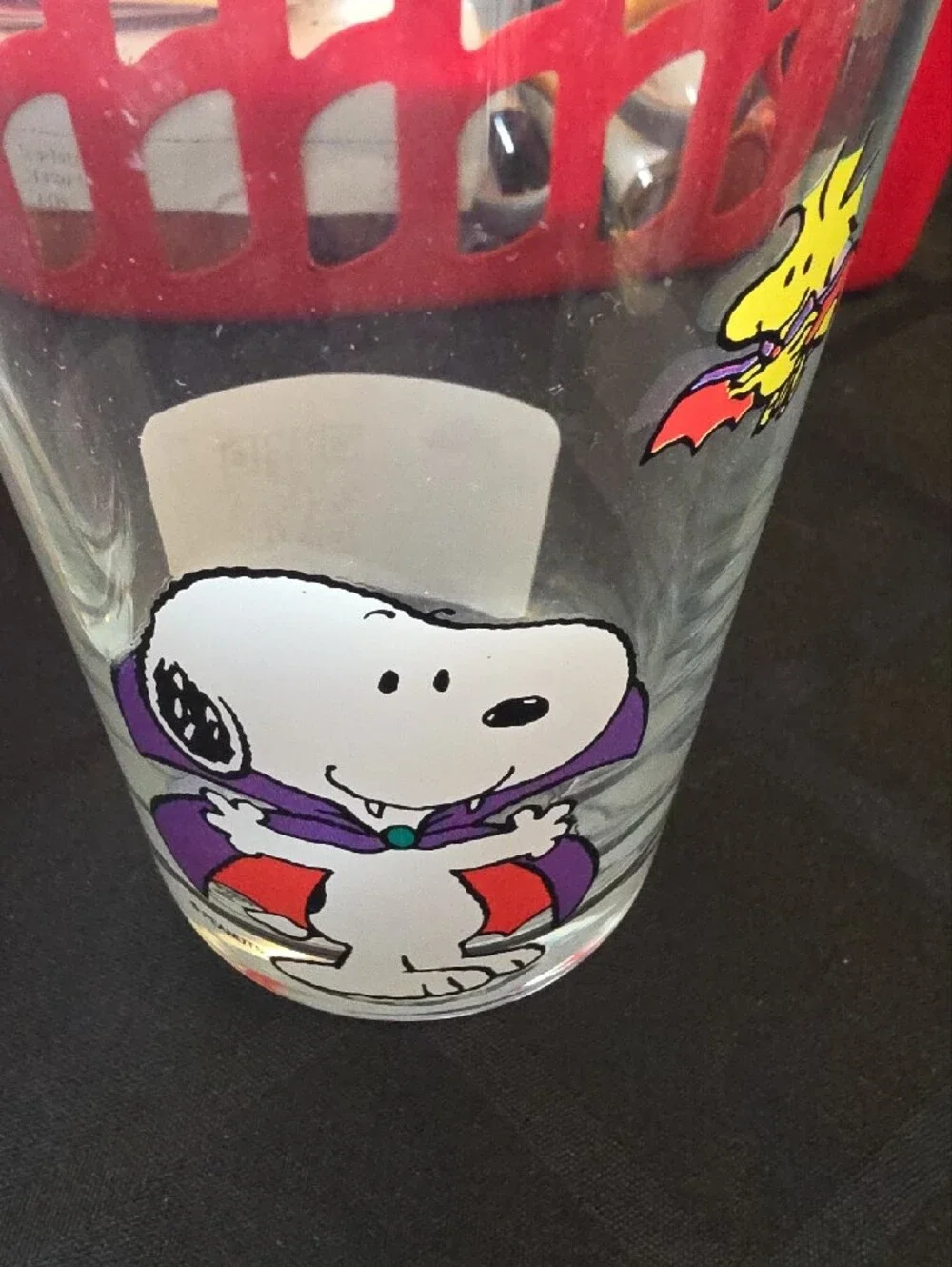 Clear Halloween Peanuts Character Drinking Glasses - Assorted Colors